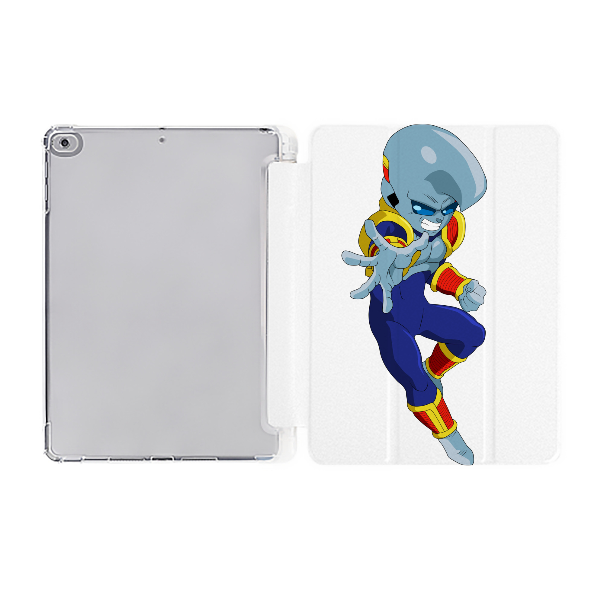 （画像用） ドラゴンボール DRAGON BALL IPad ケース ペン収納付き 三つ折りスタンド PUレザー×シリコン 対応機種9.5/10.5/10.9インチ